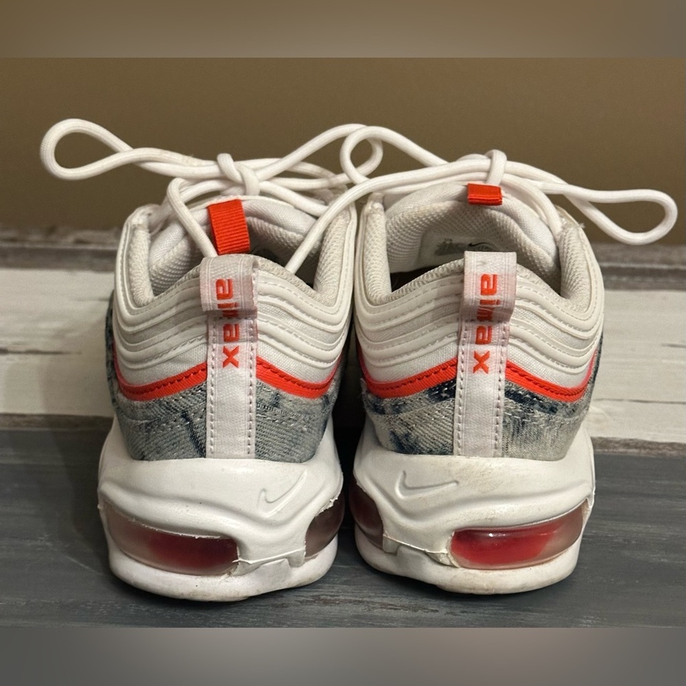 Nike‎ Women’s Air Max 97 Washed Denim - Size 6.5 - Picture 5 of 13